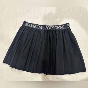 Body Glove Black Pleated Skater Skirt